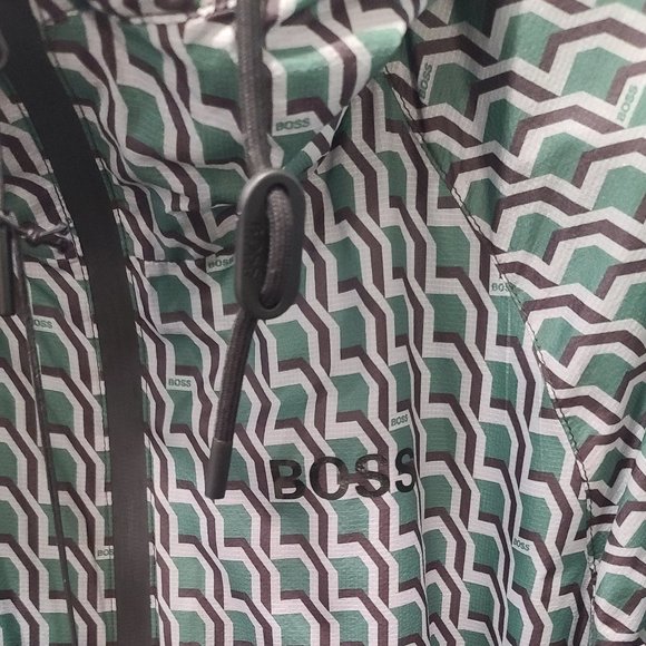 BOSS Logo-Print Windbreaker Jacket - Picture 3 of 10